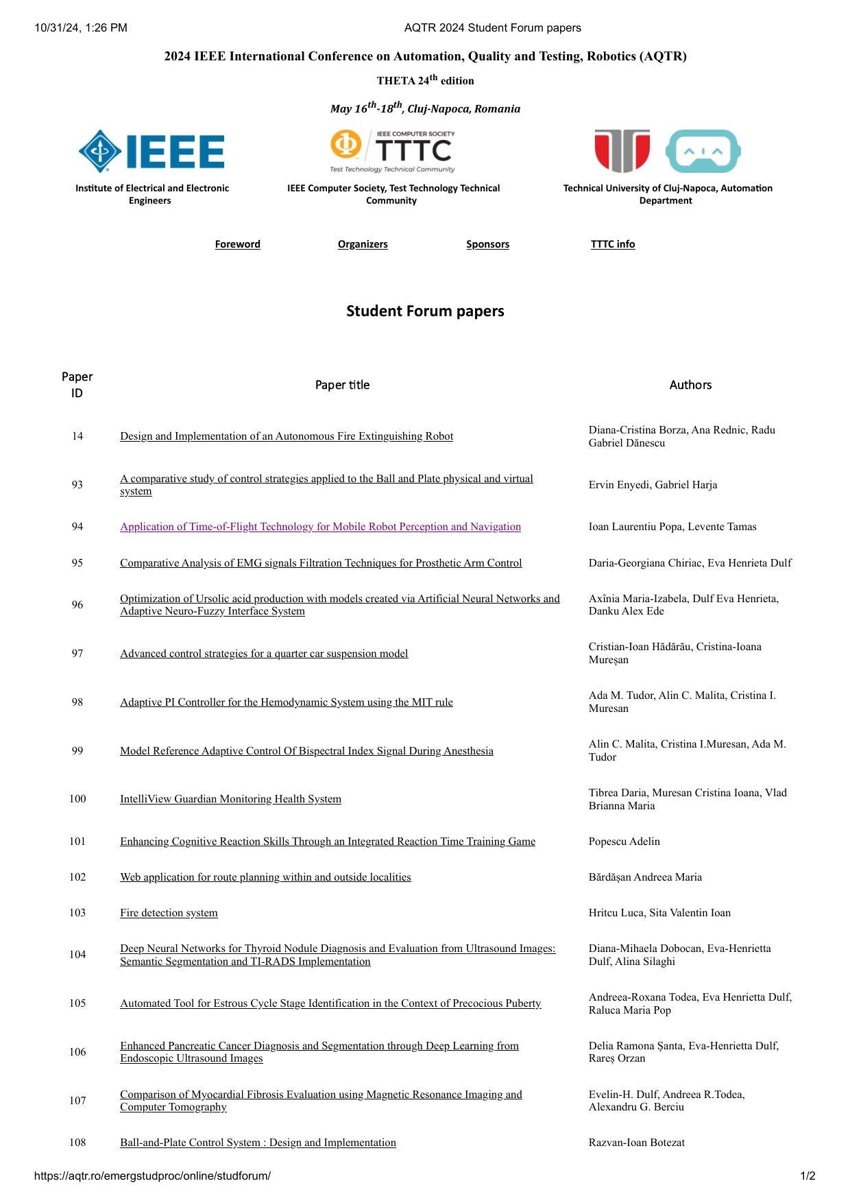 AQTR 2024 Student Forum Page 1